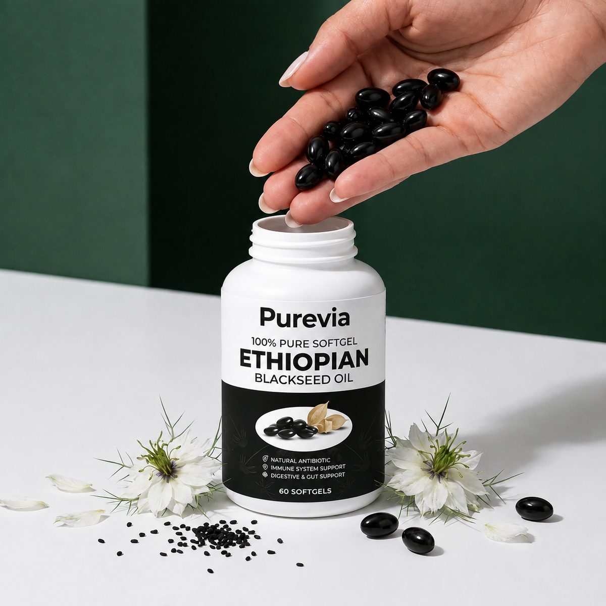 Purevia Aceite de Comino Negro Etíope